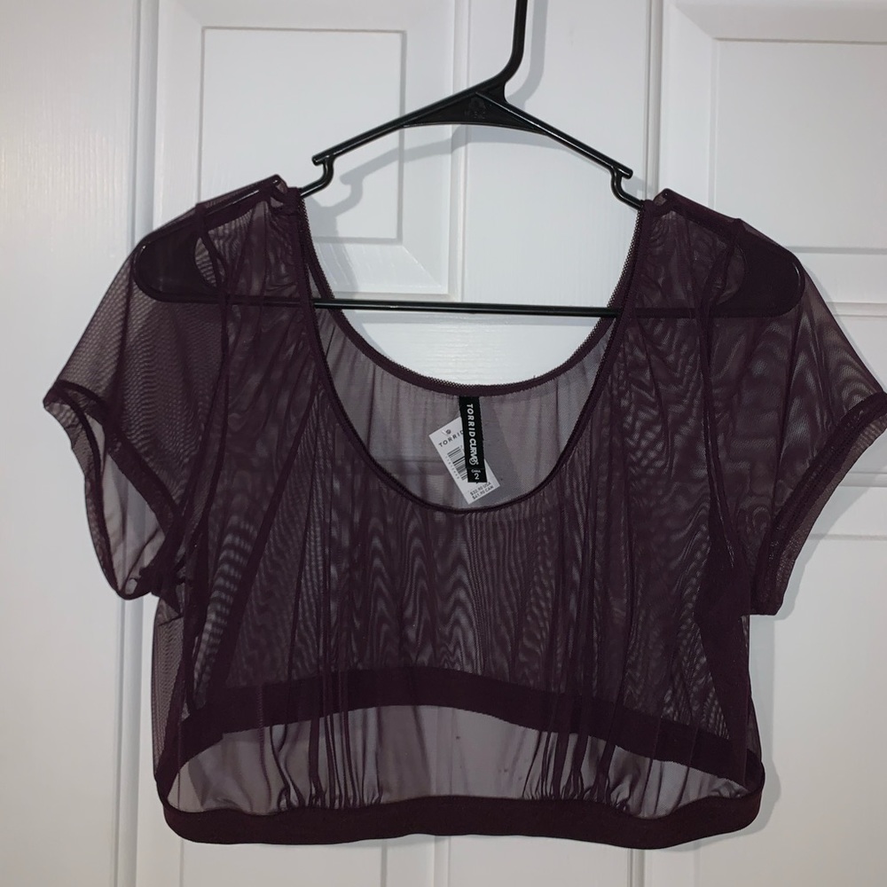 Mesh Crop Top